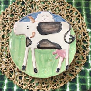 Molde Ceramic‎ Hans Painted Cow Plate